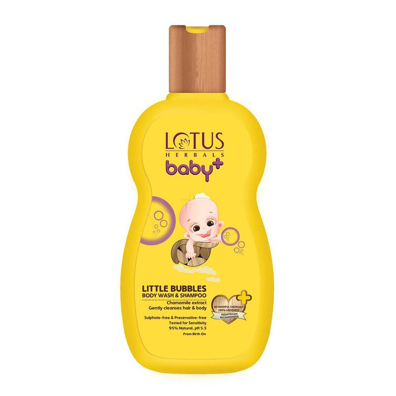 Show details for Lotus Herbals Baby+ Little Bubbles Body Wash & Shampoo (200 Ml) Picture of Lotus Herbals Baby+ Little Bubbles Body Wash & Shampoo (200 Ml)