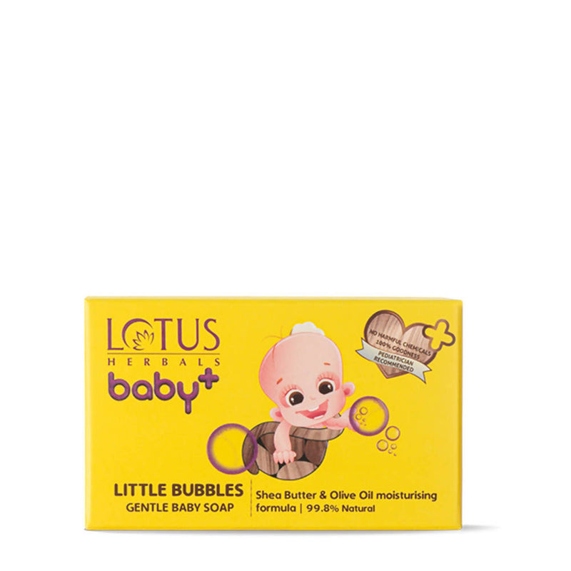 Show details for Lotus Herbals Baby + Little Bubbles Gentle Soap - 75 Gm Picture of Lotus Herbals Baby + Little Bubbles Gentle Soap - 75 Gm