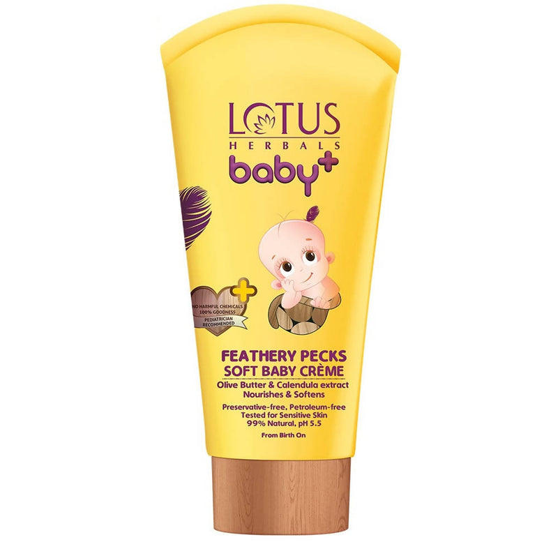 Picture of Lotus Herbals Baby+ Feathery Pecks Soft Baby Crème - 50gm