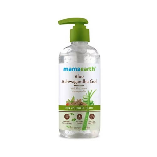Picture of Mamaearth Aloe Ashwagandha Gel For Youthful Glow - 300 ml