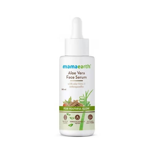 Picture of Mamaearth Aloe Vera Face Serum For Youthful Glow - 30 ml