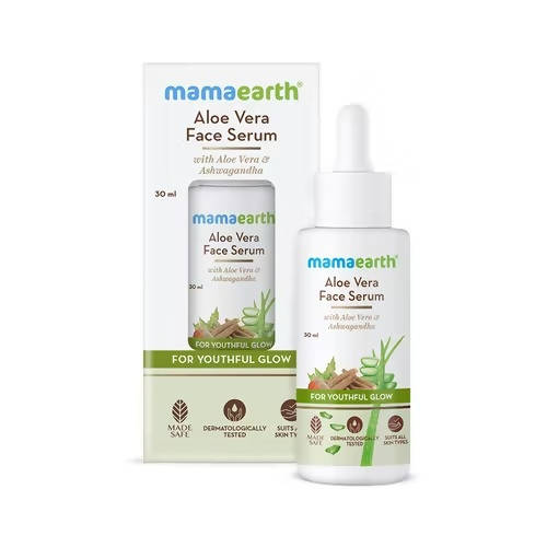 Picture of Mamaearth Aloe Vera Face Serum For Youthful Glow - 30 ml