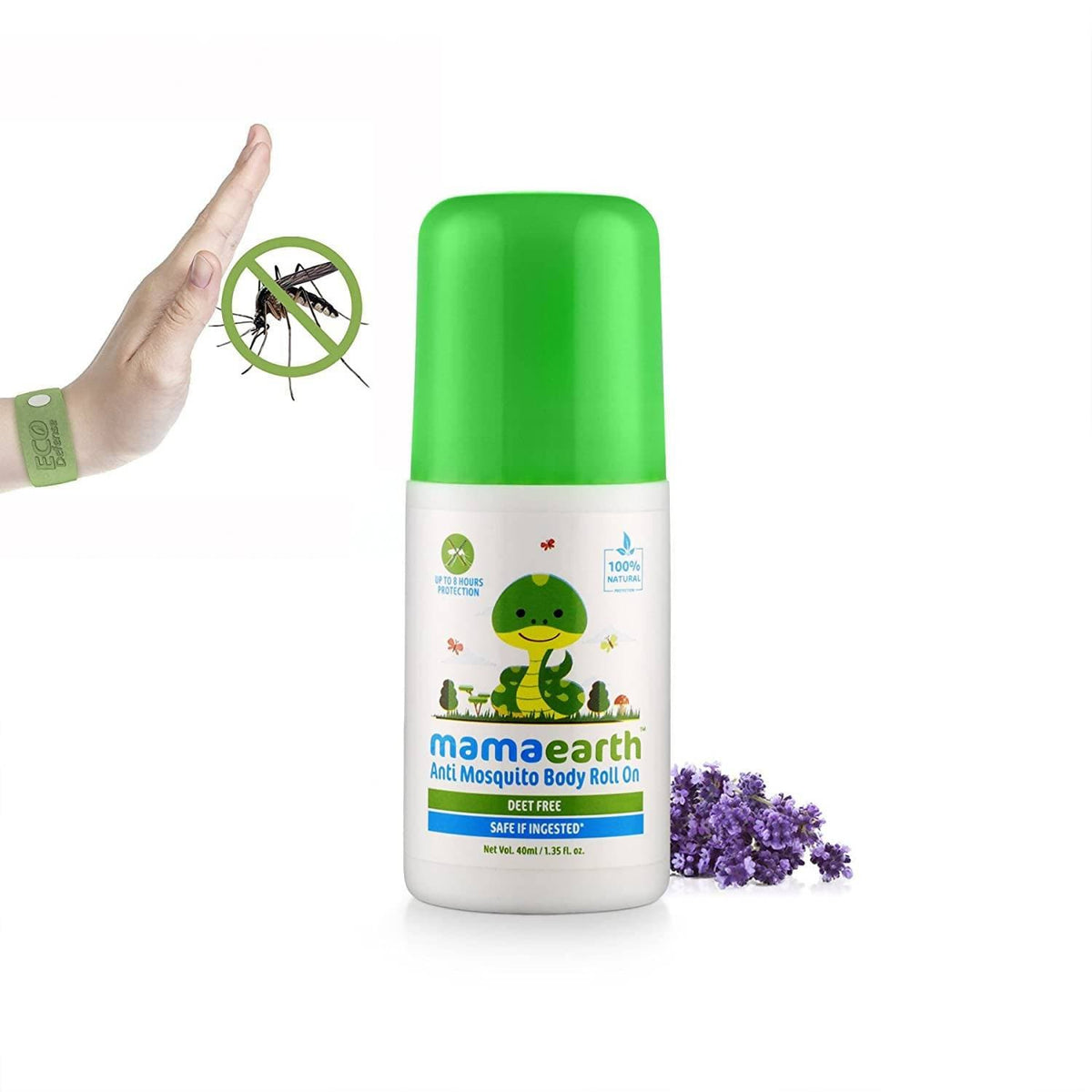 Picture of Mamaearth Natural Anti Mosquito Body Roll On For Kids - Pack of 1