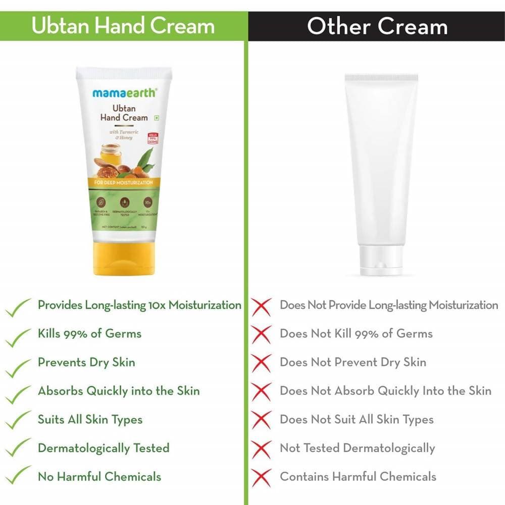Picture of Mamaearth Ubtan Hand Cream For Deep Moisturization - 50 grams