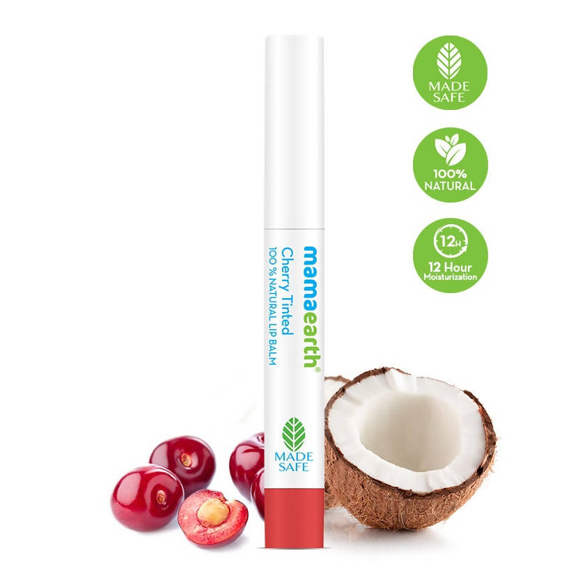 Picture of Mamaearth Cherry Tinted 100% Natural Lip Balm - 2 gm