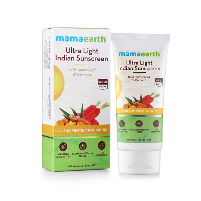 Picture of Mamaearth Ultra Light Indian Sunscreen For Sun Protection - 50 ml