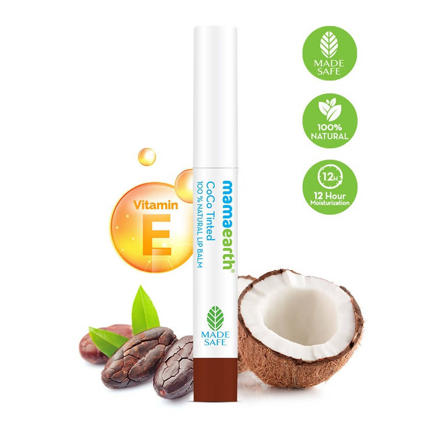 Picture of Mamaearth CoCo Tinted 100% Natural Lip Balm - 2 gm