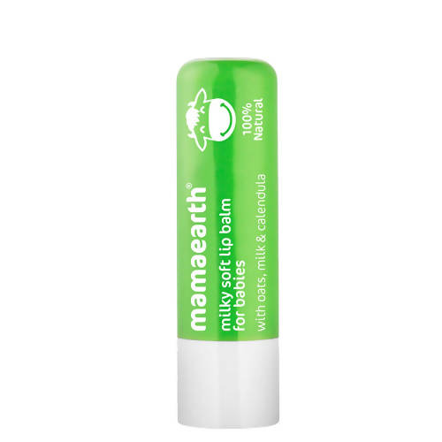 Picture of Mamaearth Milky Soft Natural Lip Balm For Babies - 4 gm