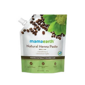 Picture of Mamaearth Natural Henna Paste with Henna & Dark Roasted Coffee