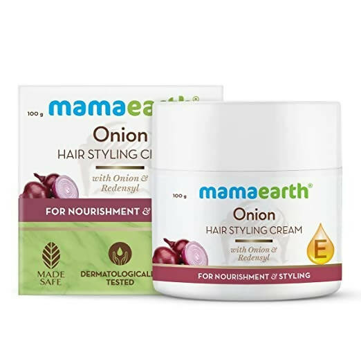 Picture of Mamaearth Onion Hair Styling Cream for Men - 100 gm