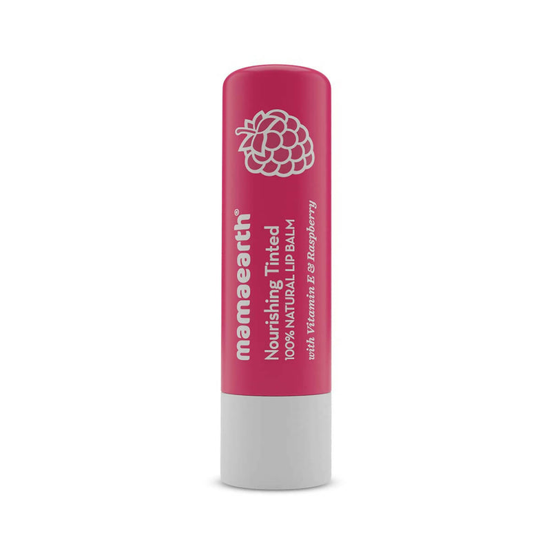 Picture of Mamaearth Vitamin E and Raspberry Tinted 100% Natural Lip Balm - 4 gm