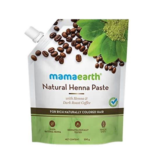 Picture of Mamaearth Natural Henna Paste For Rich Naturally Colored Hair - 200 gm